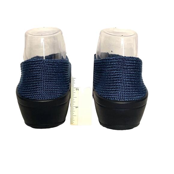 Arcopedico Blue Knit Mailo Sport Comfort Wedge Shoes Size 38 7.5 US - Picture 6 of 8